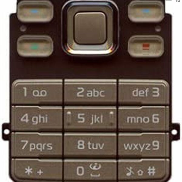 کیبورد‌صفحه‌کلید نوکیا (قهوه‌ای)(اورجینال) Keyboard Nokia 6300