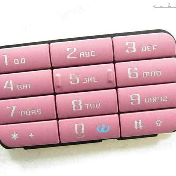 کیبورد‌صفحه‌کلید نوکیا (صورتی)(اورجینال) Keyboard Nokia 3250