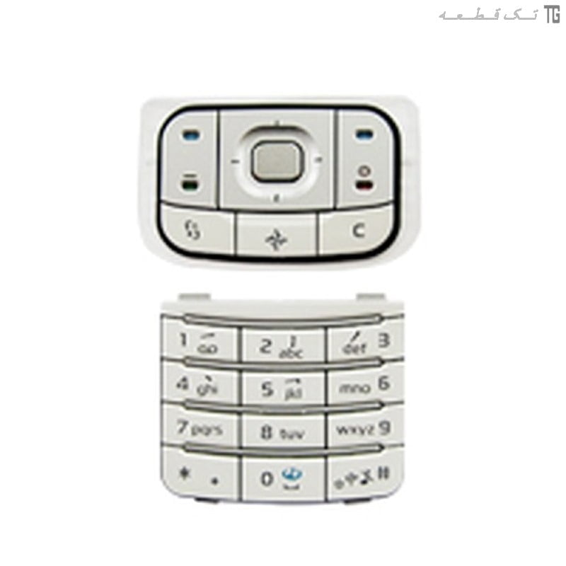 کیبورد‌صفحه‌کلید نوکیا (سفید)(اورجینال) Nokia 6110 Navigator