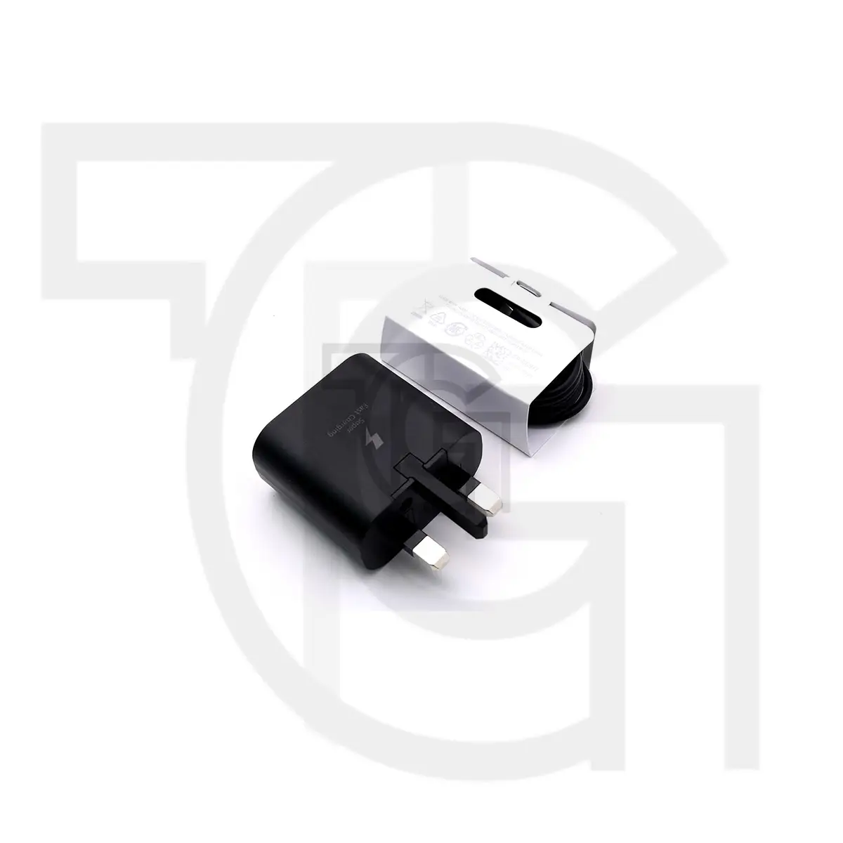 آداپتور,کلگی,شارژر,کابل فست سامسونگ (مشکی)(وات45W) Charger Adapter Cable Fast Samsung