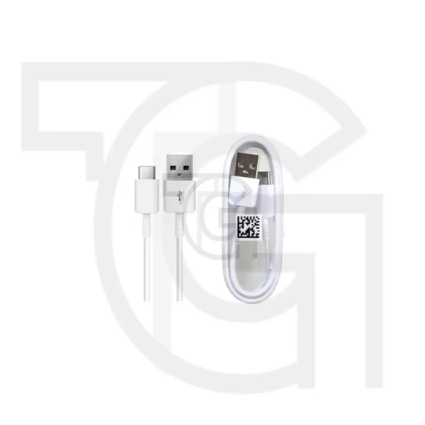 کابل شارژر سامسونگ (سفید)(USB Type-A to USB Type-C) Cable Charger Samsung