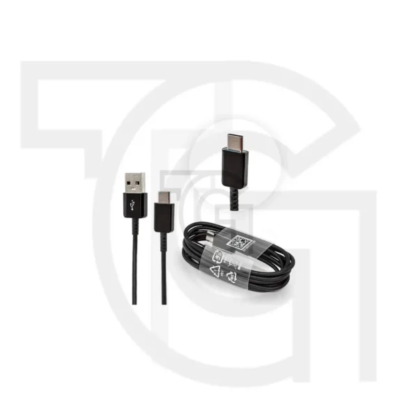 کابل شارژر سامسونگ (مشکی)(USB Type-A to USB Type-C) Cable Charger Samsung