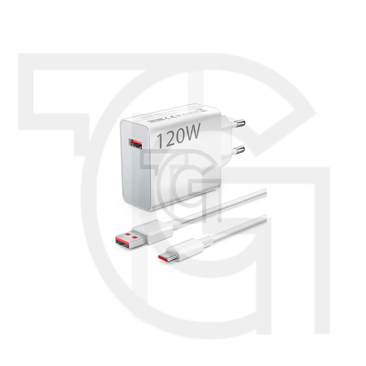 آداپتور کلگی,شارژر,کابل فست شیائومی (وات120W) Charger Adapter Cable Fast Xiaomi