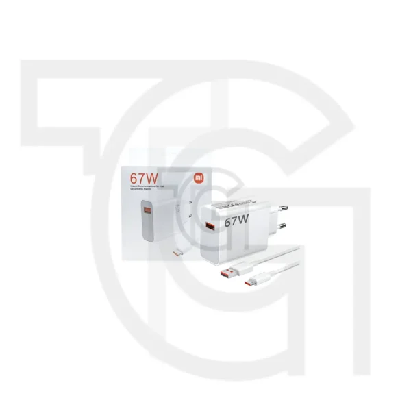 آداپتور کلگی,شارژر,کابل فست شیائومی (وات67W) Charger Adapter Cable Fast Xiaomi