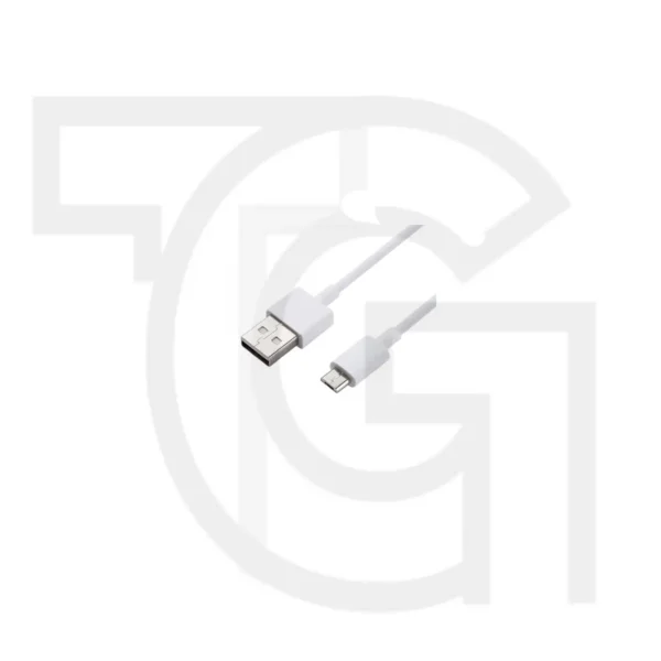 کابل شارژر شیائومی‌ (سفید)(USB Type-A to USB Type-B) Cable Charger Xiaomi
